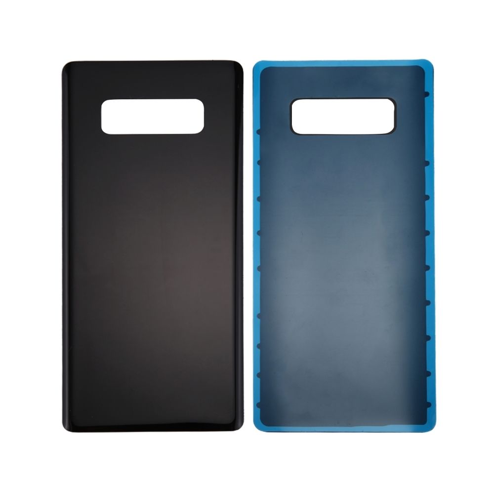 Wewoo - Coque arrière noir pour Samsung Galaxy Note 8 couvercle arrière de la batterie avec adhésif pièce détachée - Coque, étui smartphone