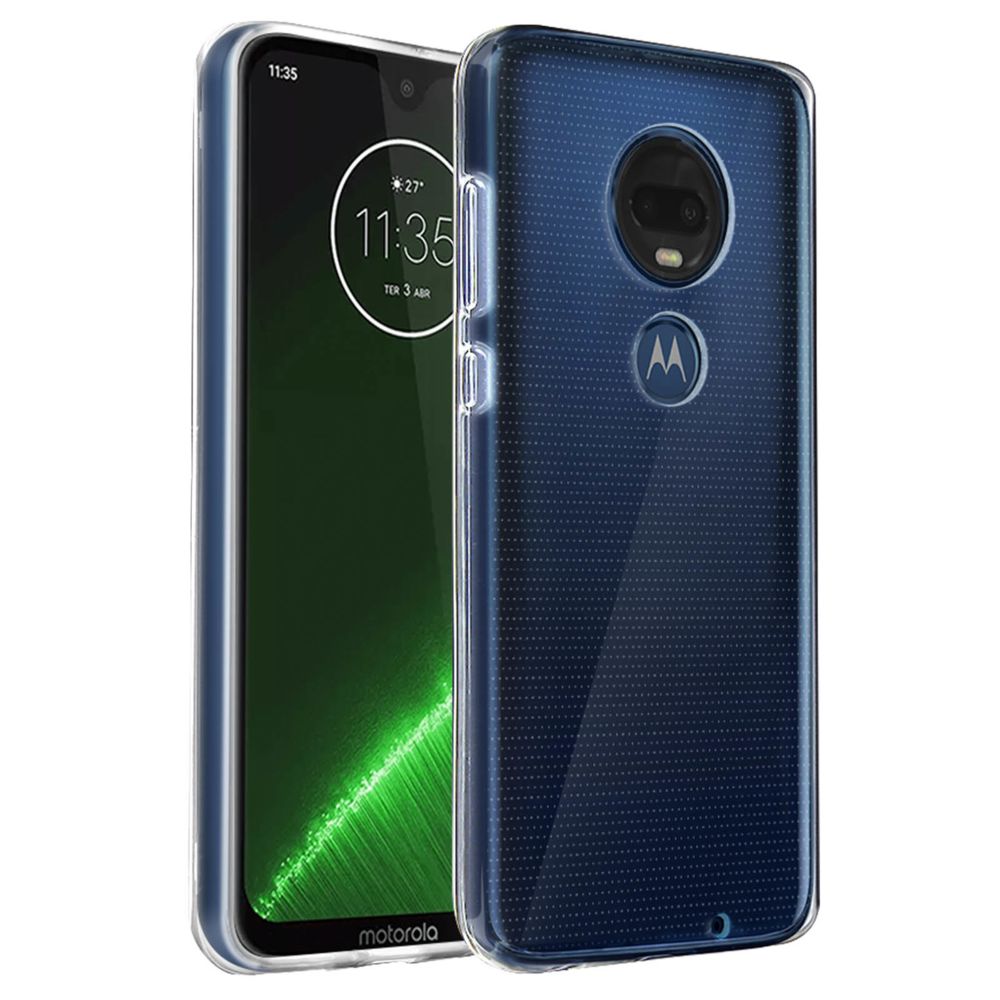 Avizar - Coque Motorola Moto G7 / G7 Plus Silicone Flexible Ultra-Fin Transparent - Coque, étui smartphone