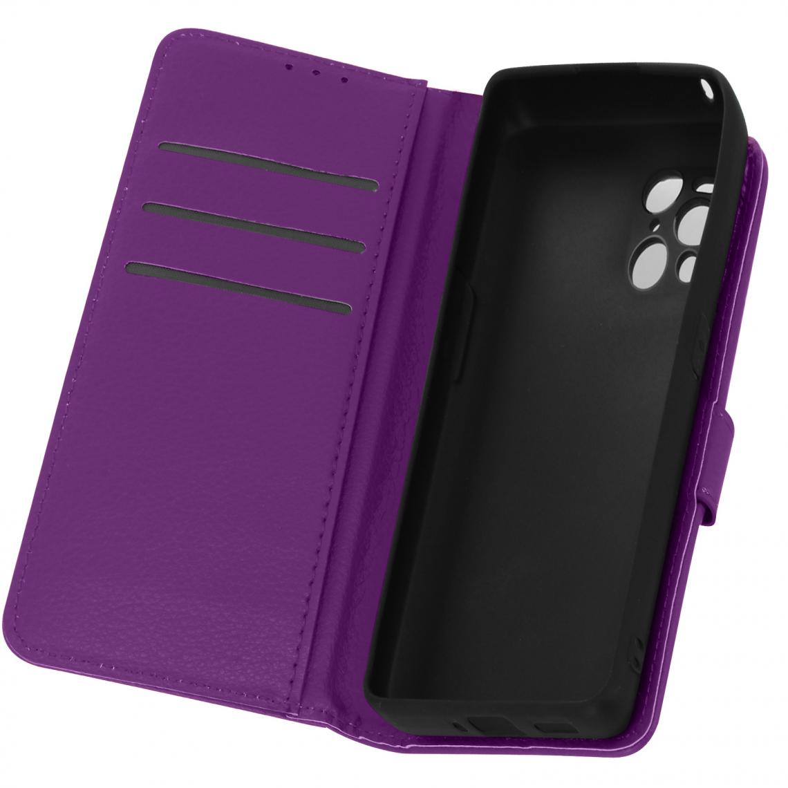 Avizar - Housse Oppo Find X3 Pro 5G Porte-carte Fonction Support Vidéo violet - Coque, étui smartphone