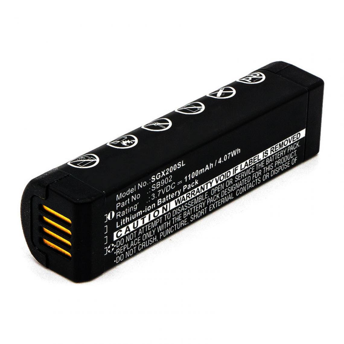 SUBTEL - subtel® Batterie Neuve Compatible avec Enceinte Shure GLX-D Digital Wireless Systems, GLXD1, GLXD2, MXW2, SB902, SB902A 1100mAh - Accessoires enceintes