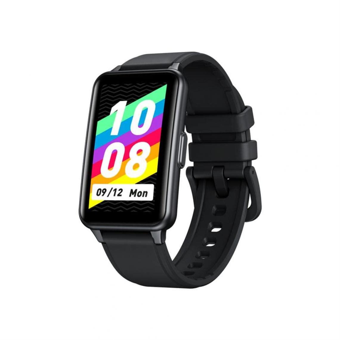 Chronotech Montres - Chronus Smart Watch Fitness Tracker Bluetooth 5.0 Color Screen Fitness Wellness Tracker SpO2 Heart Rate Waterproof Men Smart Watch (black) - Montre connectée