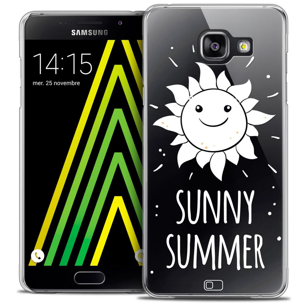Caseink - Coque Housse Etui Samsung Galaxy A5 2016 (A510) [Crystal HD Collection Summer Design Sunny Summer - Rigide - Ultra Fin - Imprimé en France] - Coque, étui smartphone