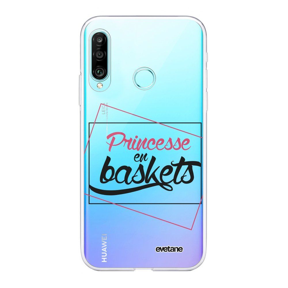Evetane - Coque Huawei P30 Lite 360 intégrale transparente Princesse En Baskets Ecriture Tendance Design Evetane. - Coque, étui smartphone
