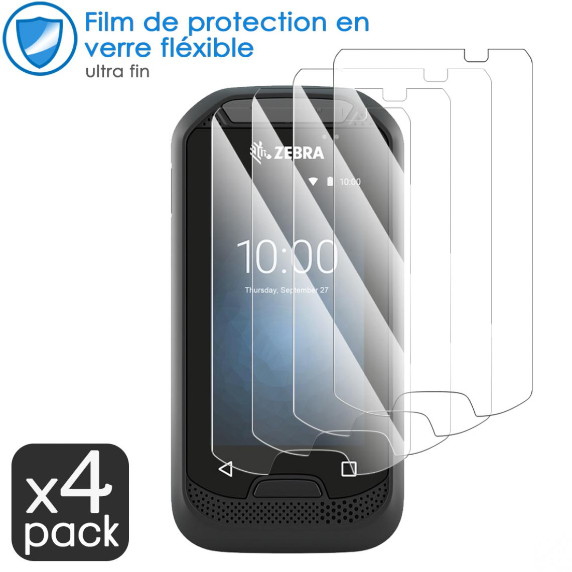 Karylax - Film de Protection d'écran en Verre Fléxible Dureté 9H pour Zebra EC30 (Pack x4) - Protection écran smartphone