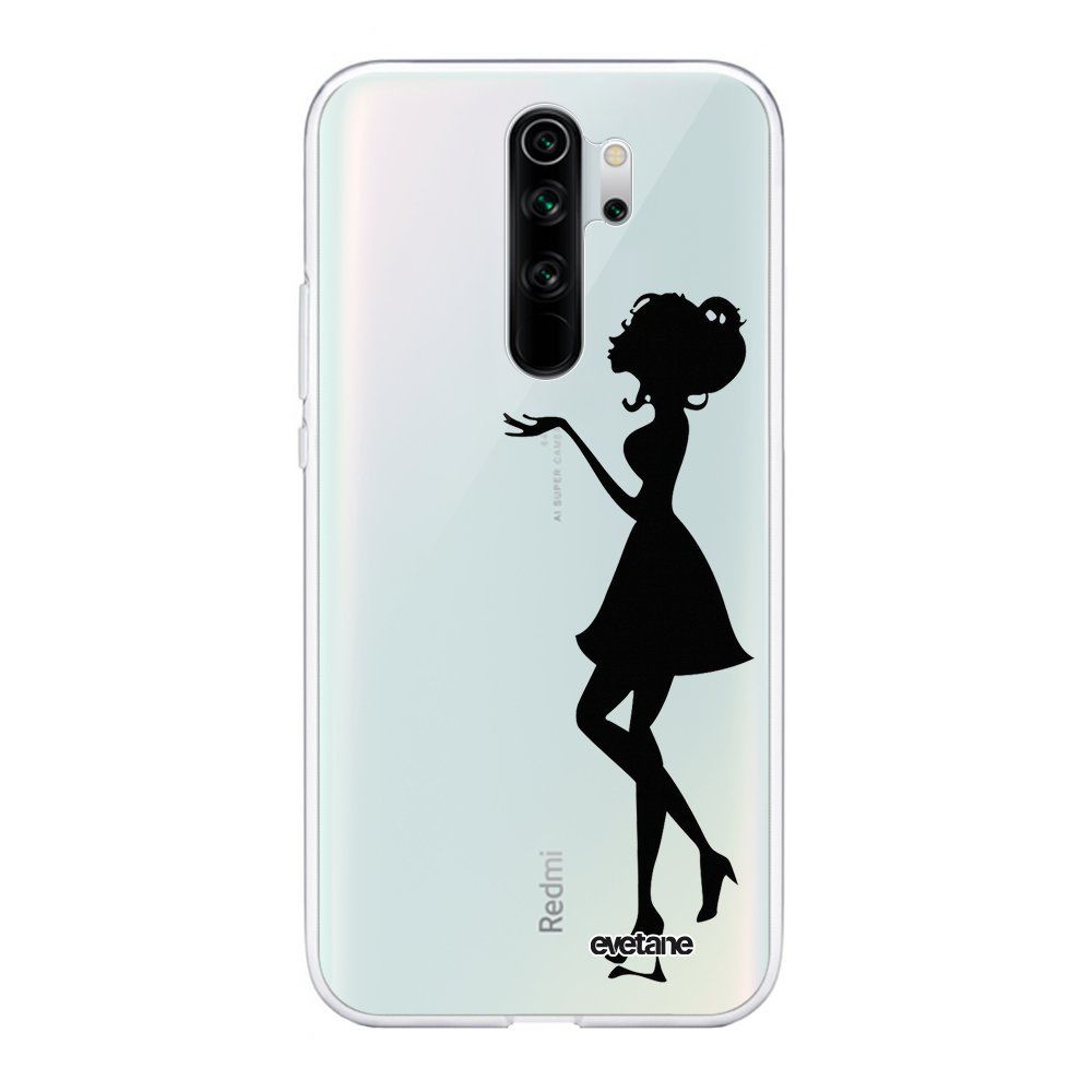Evetane - Coque Xiaomi Redmi Note 8 Pro 360 intégrale transparente Silhouette Femme Ecriture Tendance Design Evetane. - Coque, étui smartphone