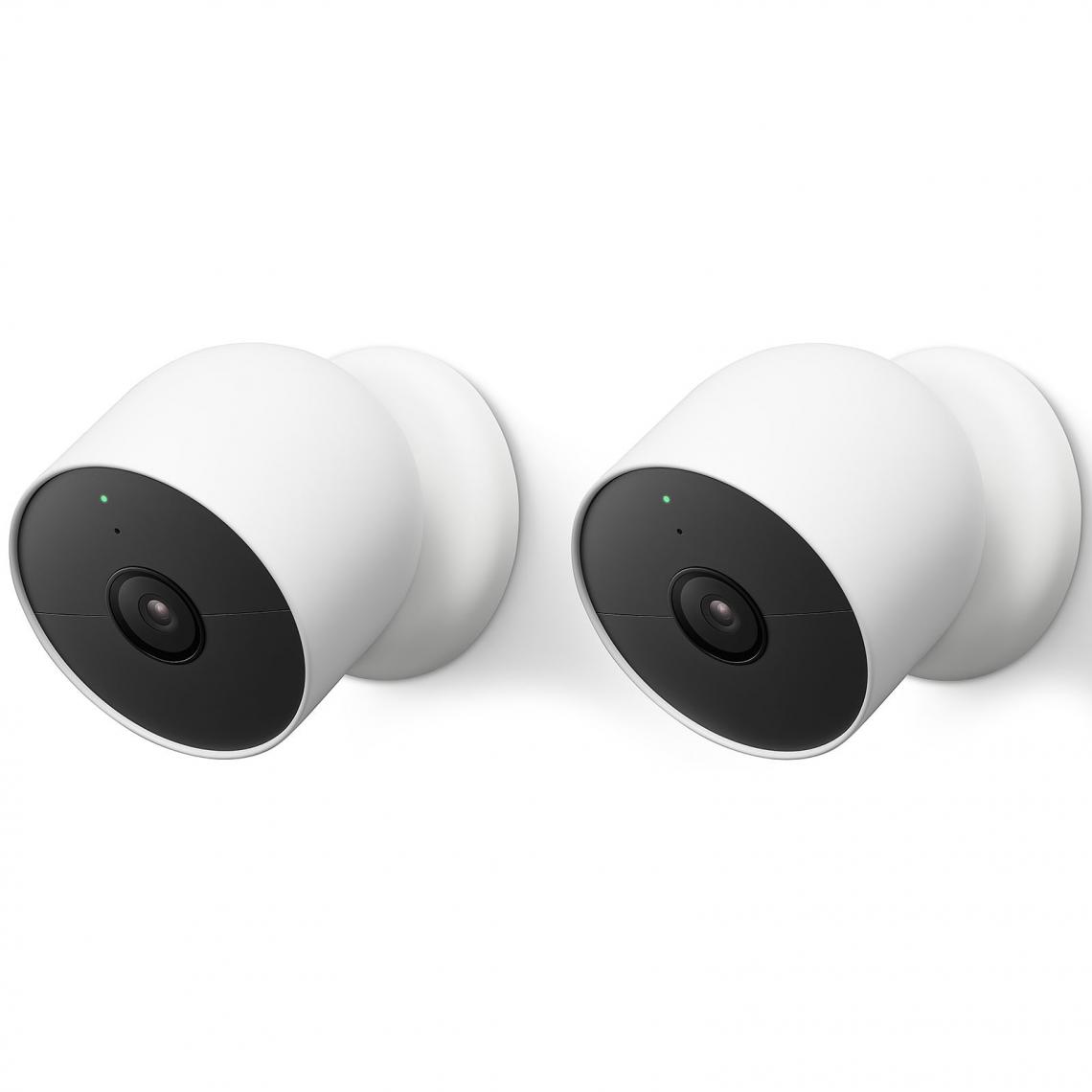 GOOGLE - Nest Cam (Pack de 2) - Accessoires sécurité connectée
