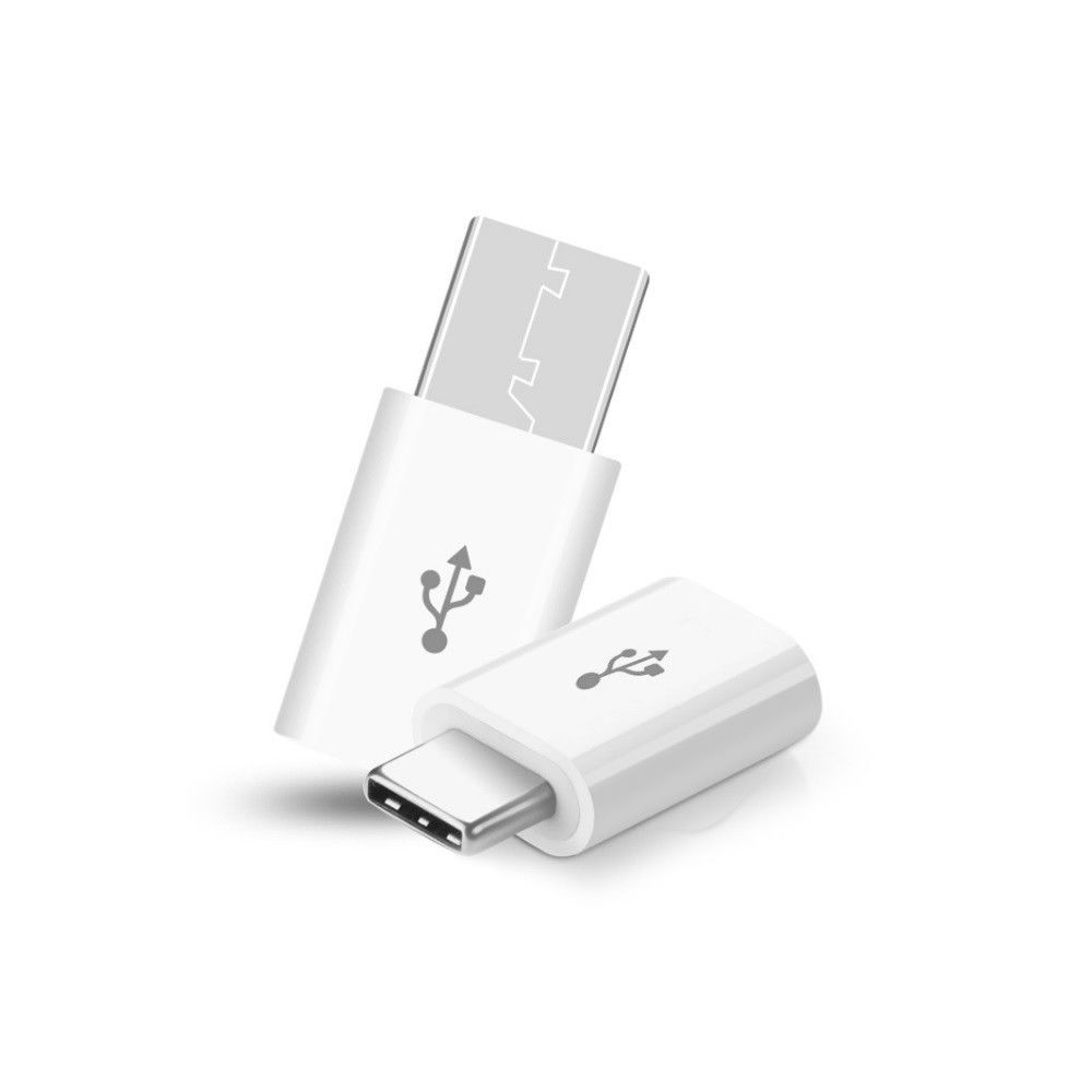 Shot - Adaptateur Micro USB vers Type C pour Huawei P9 Plus Convertisseur Blanc - Autres accessoires smartphone