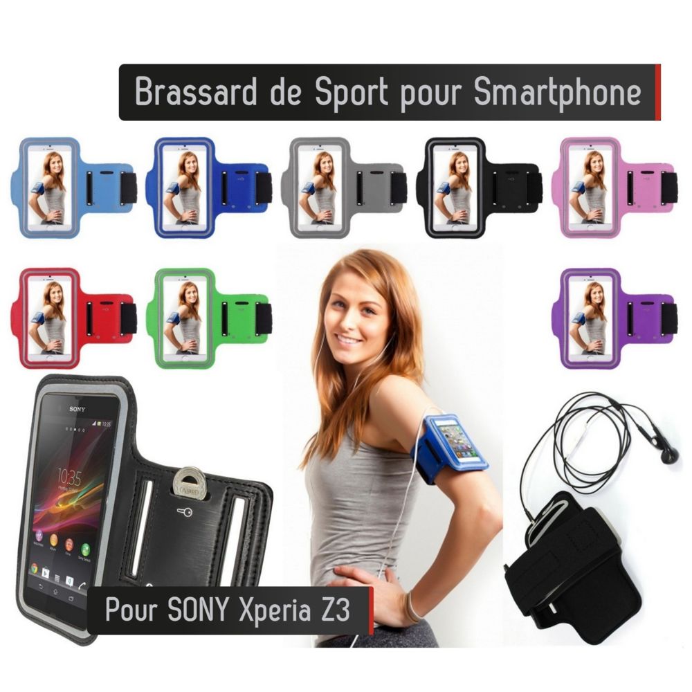 Shot - Brassard Sport Sony Xperia Z3 Housse Etui Coque (GRIS) - Coque, étui smartphone