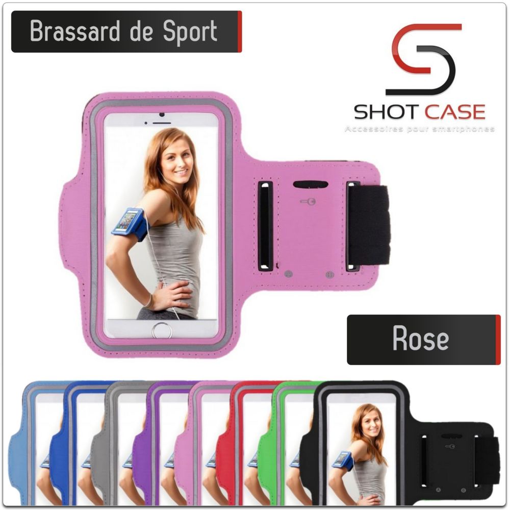 Shot - Brassard Sport SAMSUNG Galaxy S7 2016 pour Courir Respirant Housse Etui coque T4 (ROSE) - Coque, étui smartphone
