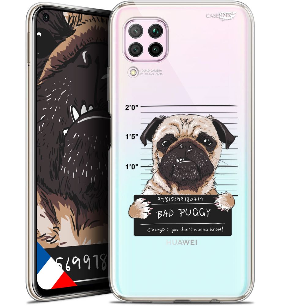 Caseink - Coque arrière Huawei P40 Lite (6.4 ) Gel HD [ Nouvelle Collection - Souple - Antichoc - Imprimé en France] Beware The Puggy Dog - Coque, étui smartphone