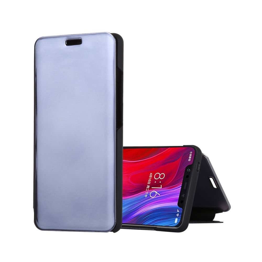 Wewoo - Coque Housse en cuir pour miroir Xiaomi Mi 8 avec support noir - Coque, étui smartphone
