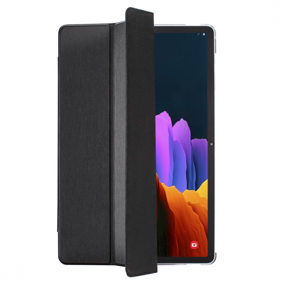 Hama - Etui pour tablette "Fold Clear" pour Samsung Galaxy Tab S7+ 12,4" - Noir - Coque, étui smartphone