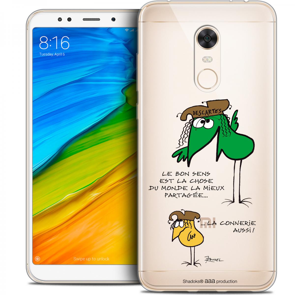 Caseink - Coque Housse Etui Pour Xiaomi Redmi 5 Plus (6 ) [Crystal Gel HD Collection Les Shadoks ? Design Le Partage - Souple - Ultra Fin - Imprimé en France] - Coque, étui smartphone