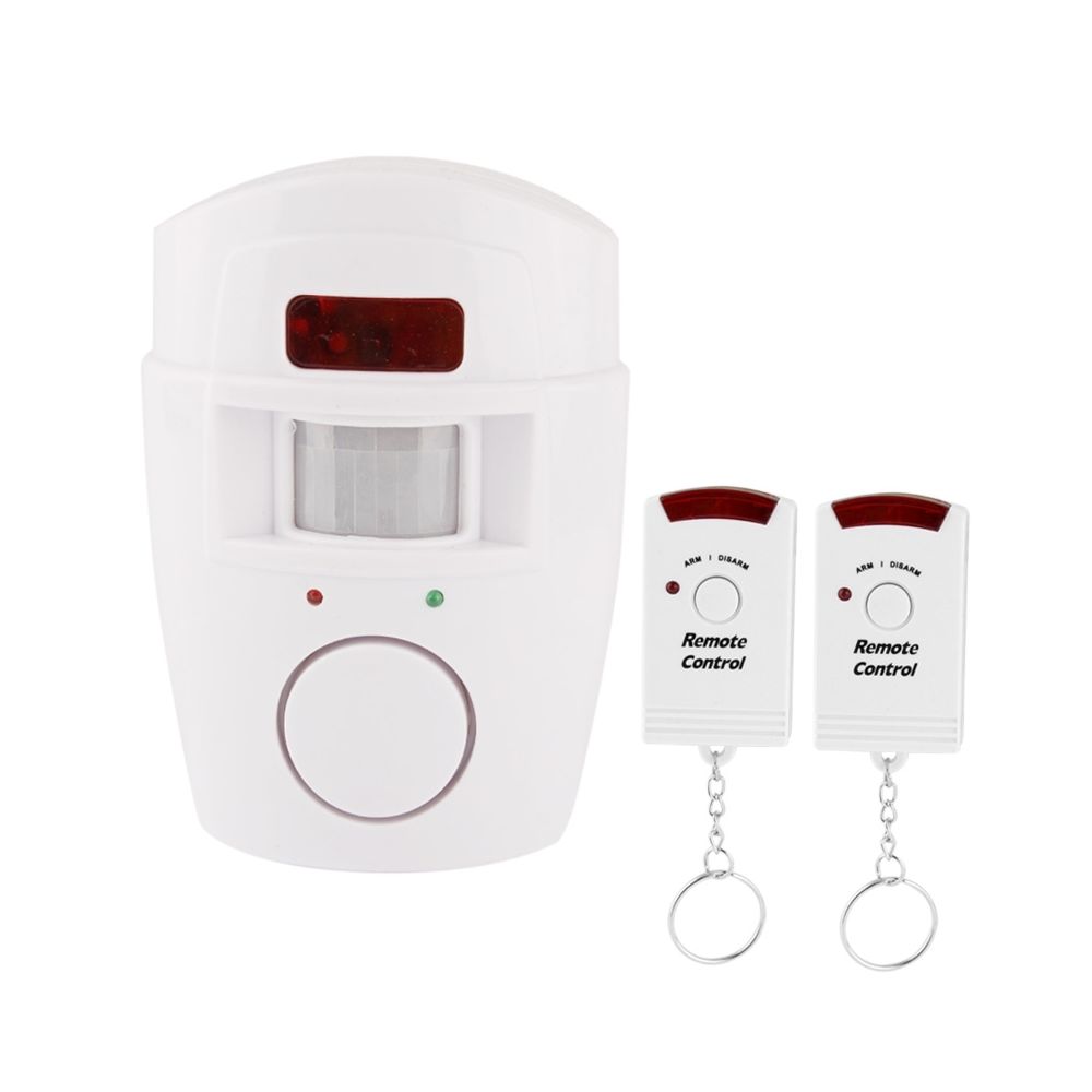 Wewoo - Détecteur de mouvement infrarouge Alarme avec deux télécommandes - Alarme connectée