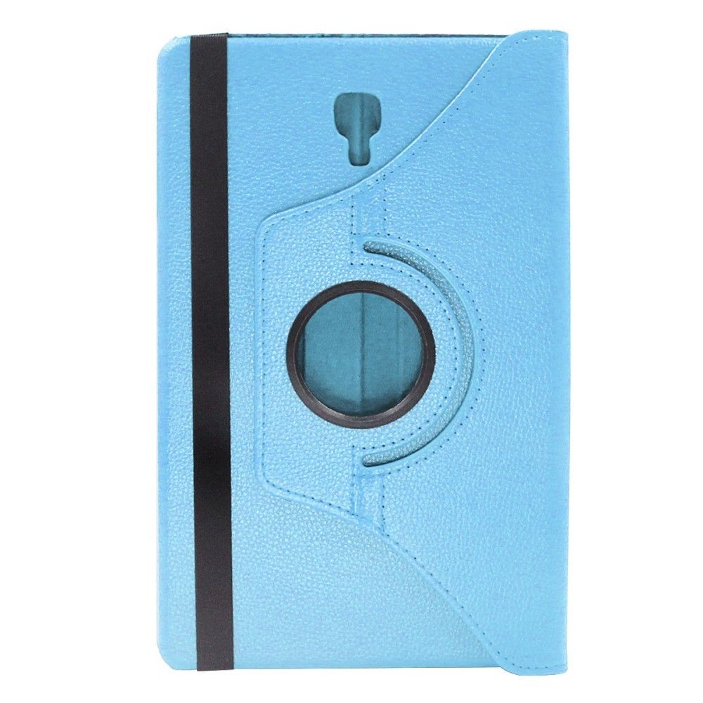 marque generique - Etui en PU Rotatif de 60 degrés bleu bébé pour votre Samsung Galaxy Tab A 10.5 (2018) T590 T595 - Autres accessoires smartphone