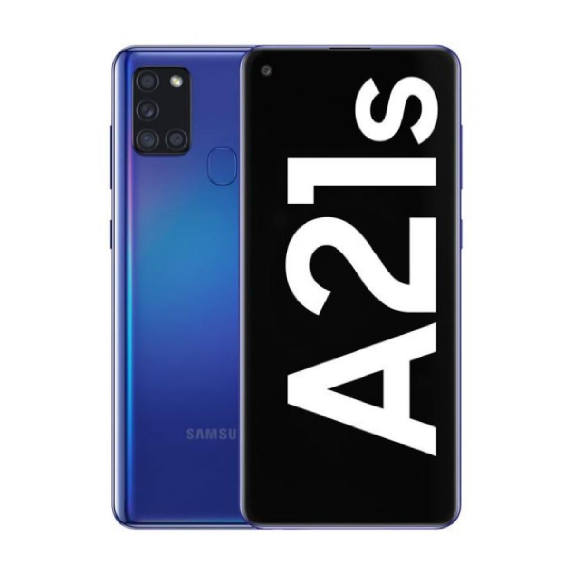 Samsung - Samsung Galaxy A21s 4GB/364GB Azul Dual SIM A217 - Smartphone Android