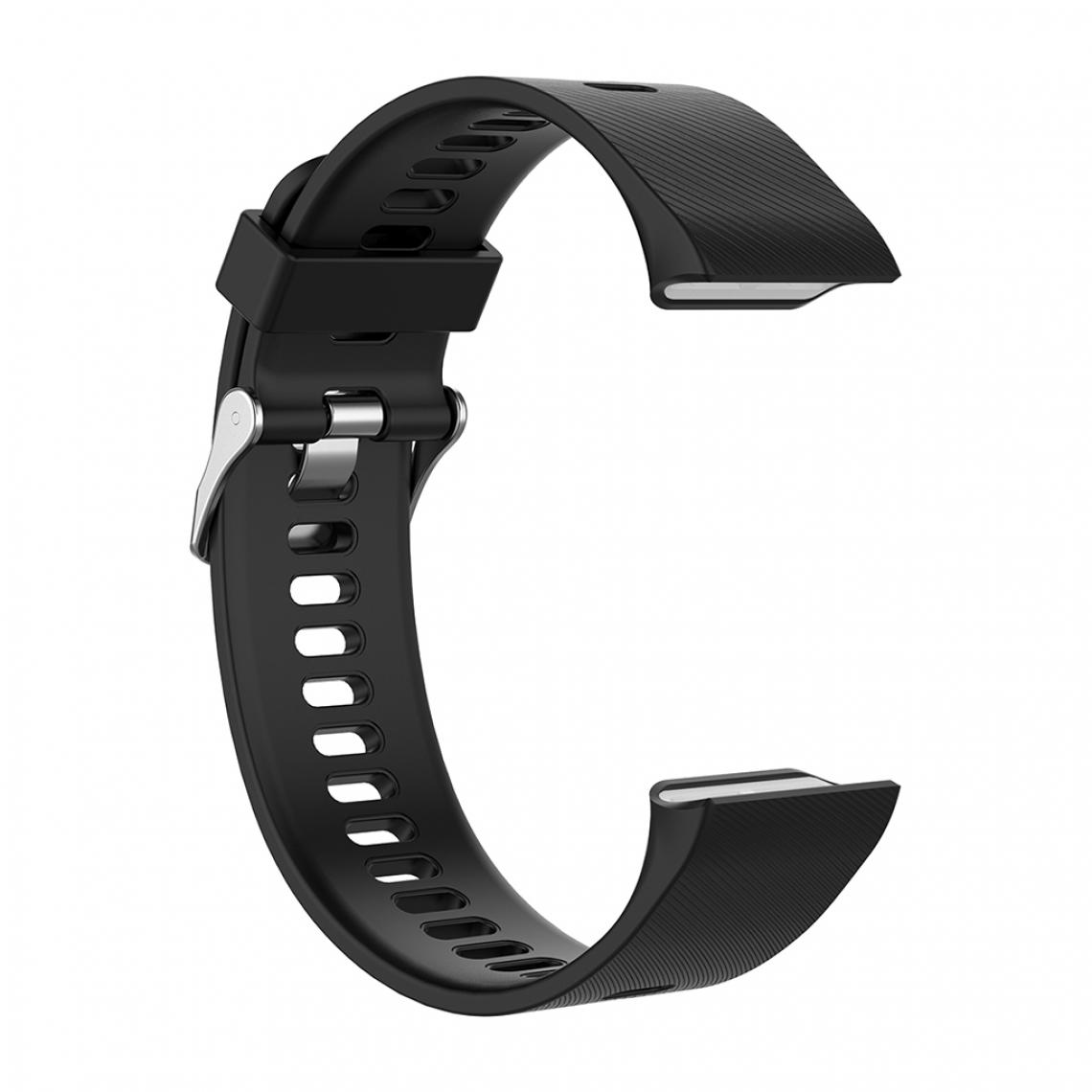 marque generique - Bracelet De Montre Pour Garmin Forerunner 35 30 35J ForeAthlete 35J Noir - Accessoires montres connectées