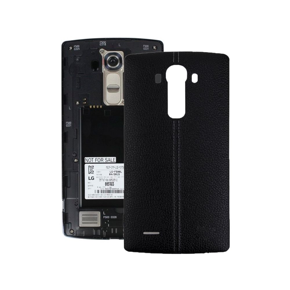 Wewoo - Coque arrière noir pour LG G4 pièce détachée Couverture arrière avec autocollant NFC - Autres accessoires smartphone