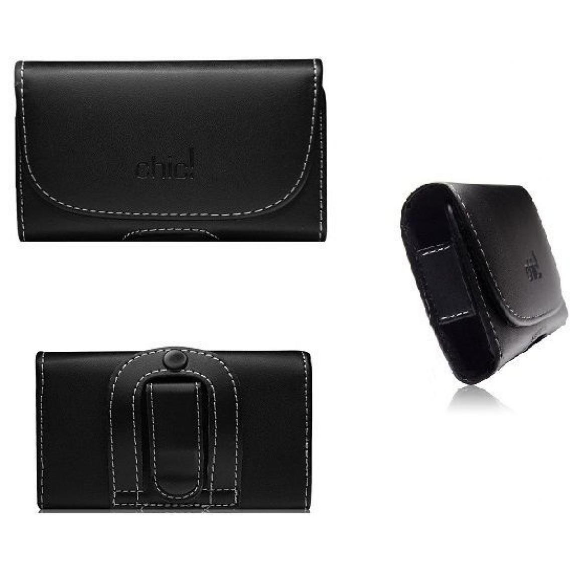 Ozzzo - Housse étui coque horizontal ceinture ozzzo noir pour Gionee P12 - Coque, étui smartphone