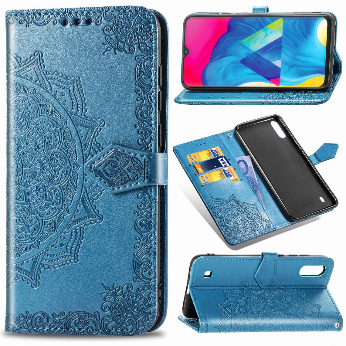 OtterBox - Samsung Galaxy M10 Housse Etui Coque de protection type portefeuille [Bleu] - Coque, étui smartphone