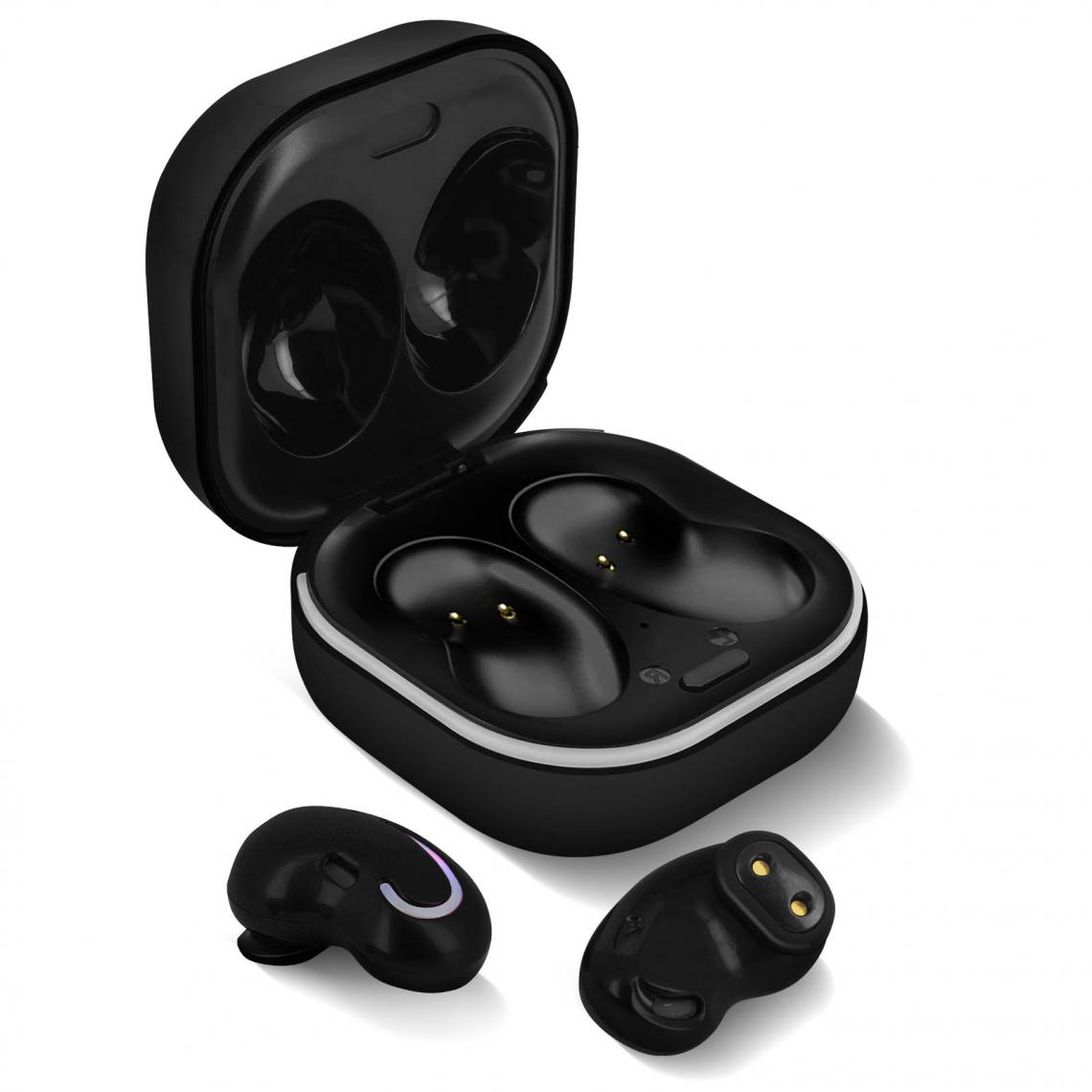 Avizar - Écouteurs Sans Fil Bluetooth 5.1 Son Stéréo 6D Surround Autonomie 15h Noir - Oreillette bluetooth