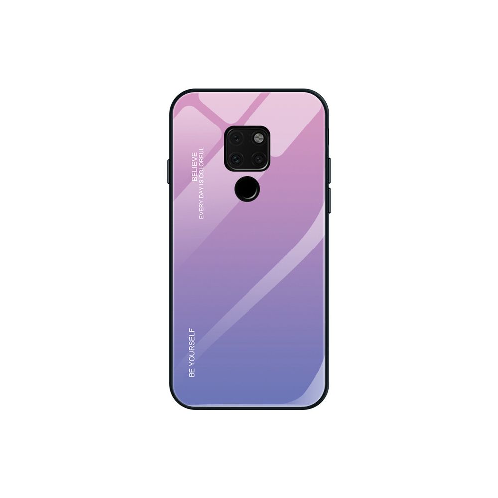 marque generique - Coque en Verre à gradient Anti-rayures pour Honor 8X Max - Rose&Violet - Autres accessoires smartphone