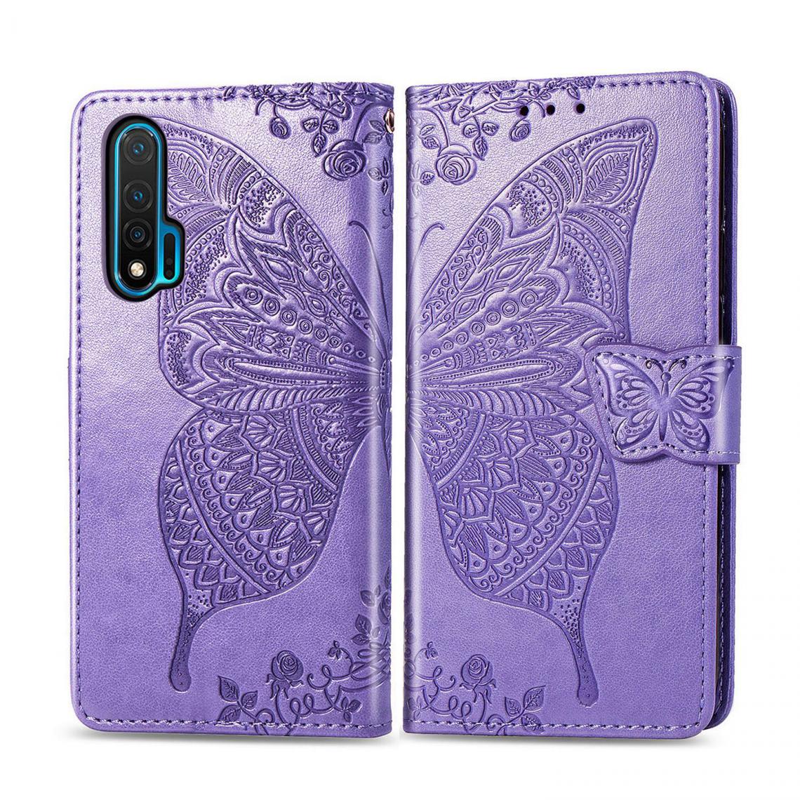 OtterBox - Huawei Nova 6 Housse Etui Coque de protection type portefeuille Papillon [Violet] - Coque, étui smartphone