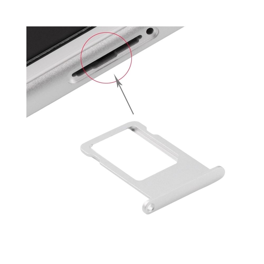 Wewoo - Argent pour le plateau de carte iPhone 6s pièce détachée - Autres accessoires smartphone