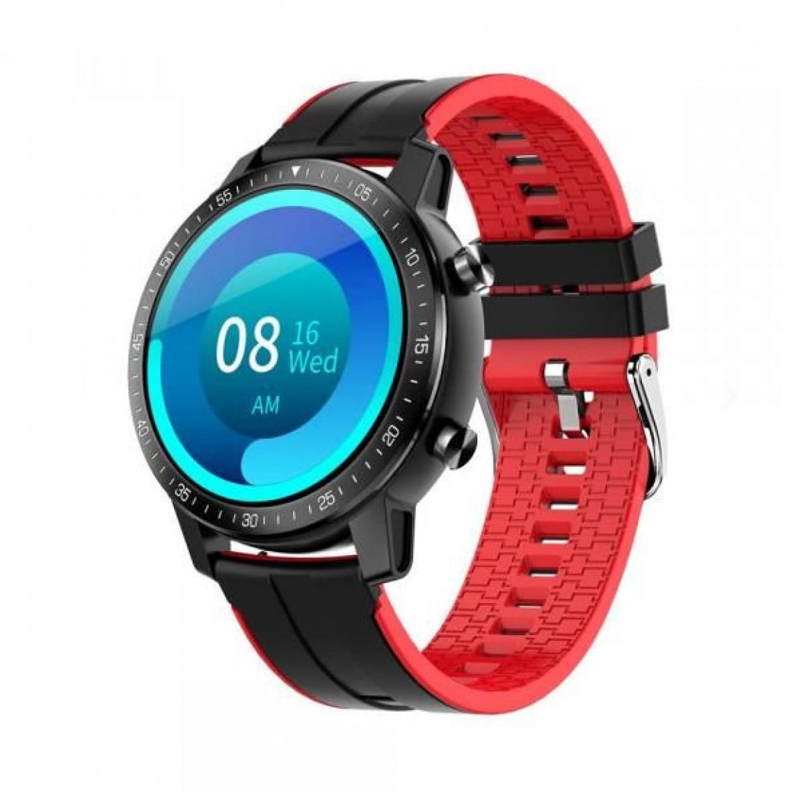 Inconnu - SMARTWATCH SPORTS WATCH BLACK RED SENBONO S30 1.3 inch 240x240 - WATERPROOF IP68 + SPORT AND COMMUNICATORS FUNCTIONS - Montre connectée