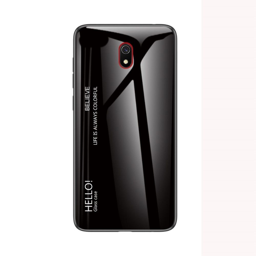 marque generique - Coque en TPU dégradé de couleur hybride noir pour votre Xiaomi Redmi 8A - Coque, étui smartphone