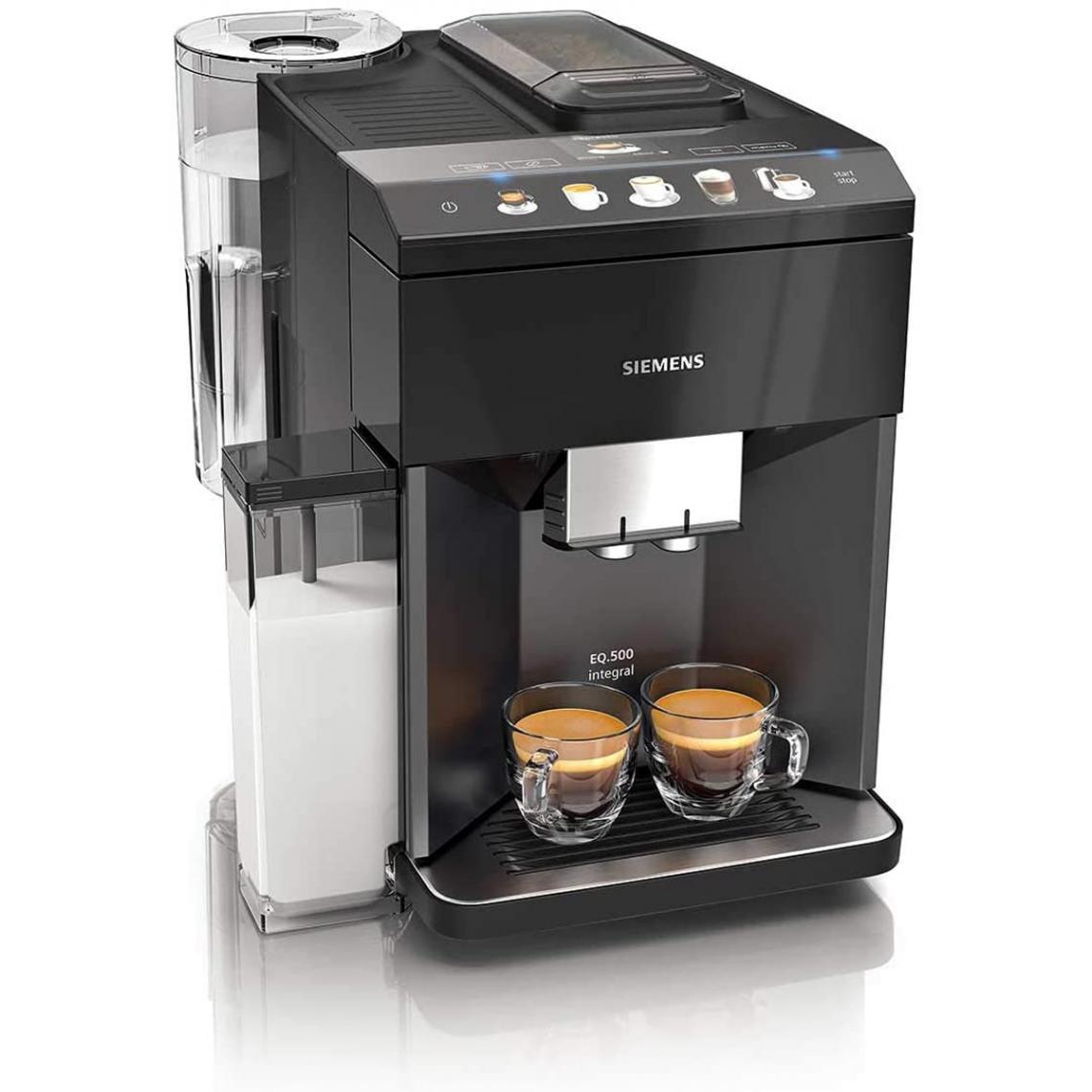 Siemens - Espresso Broyeur EQ.500 integral TQ505R09 Noir - Machine expresso