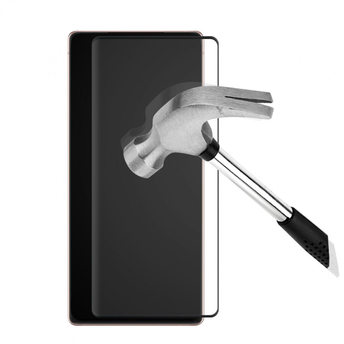 We - WE Verre Trempé pour Samsung Galaxy NOTE 20 - Film Protection Ecran Anti-Rayures - Anti-Bulles d'Air - Ultra Résistant - Dureté 9H Glass - Coque, étui smartphone