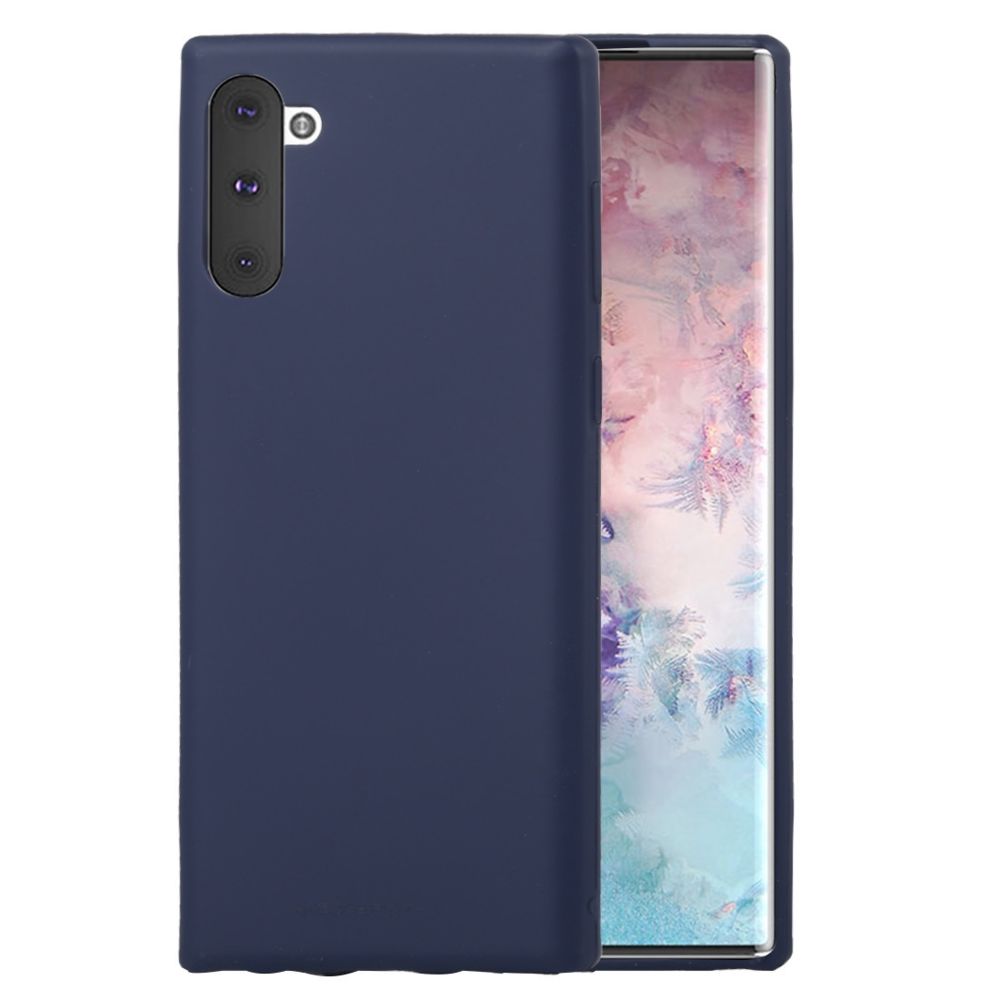 Wewoo - Housse Étui Coque SF JELLY TPU anti-choc et anti-rayures pour Galaxy Note 10 bleu foncé - Coque, étui smartphone