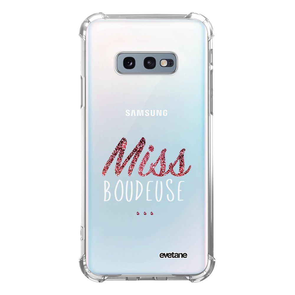 Evetane - Coque Samsung Galaxy S10e anti-choc souple avec angles renforcés transparente Miss Boudeuse Evetane - Coque, étui smartphone