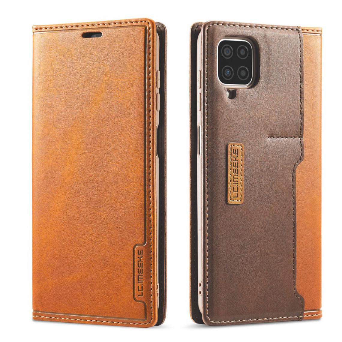 Other - Etui en PU avec porte-cartes marron pour votre Samsung Galaxy A12 5G - Coque, étui smartphone