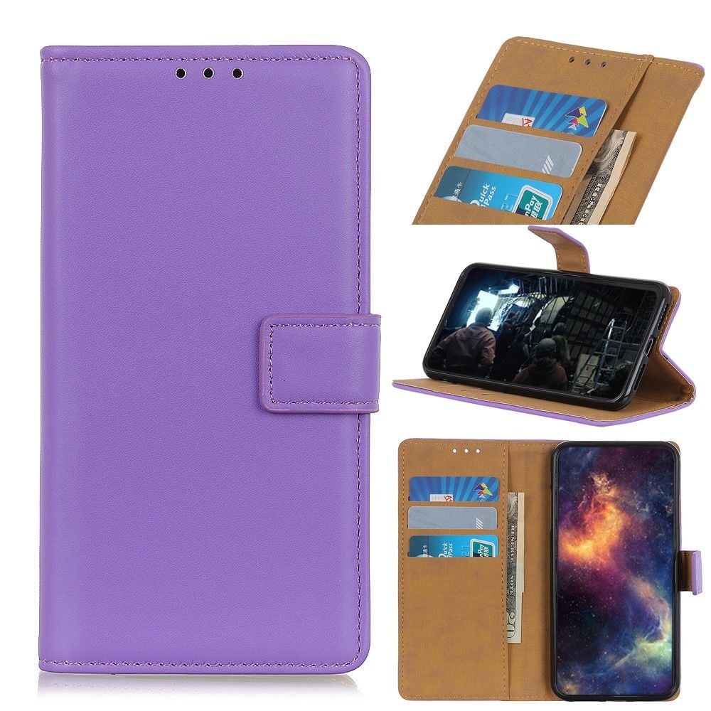 Generic - Etui en PU avec support couleur violet pour votre Samsung Galaxy Xcover Pro - Coque, étui smartphone
