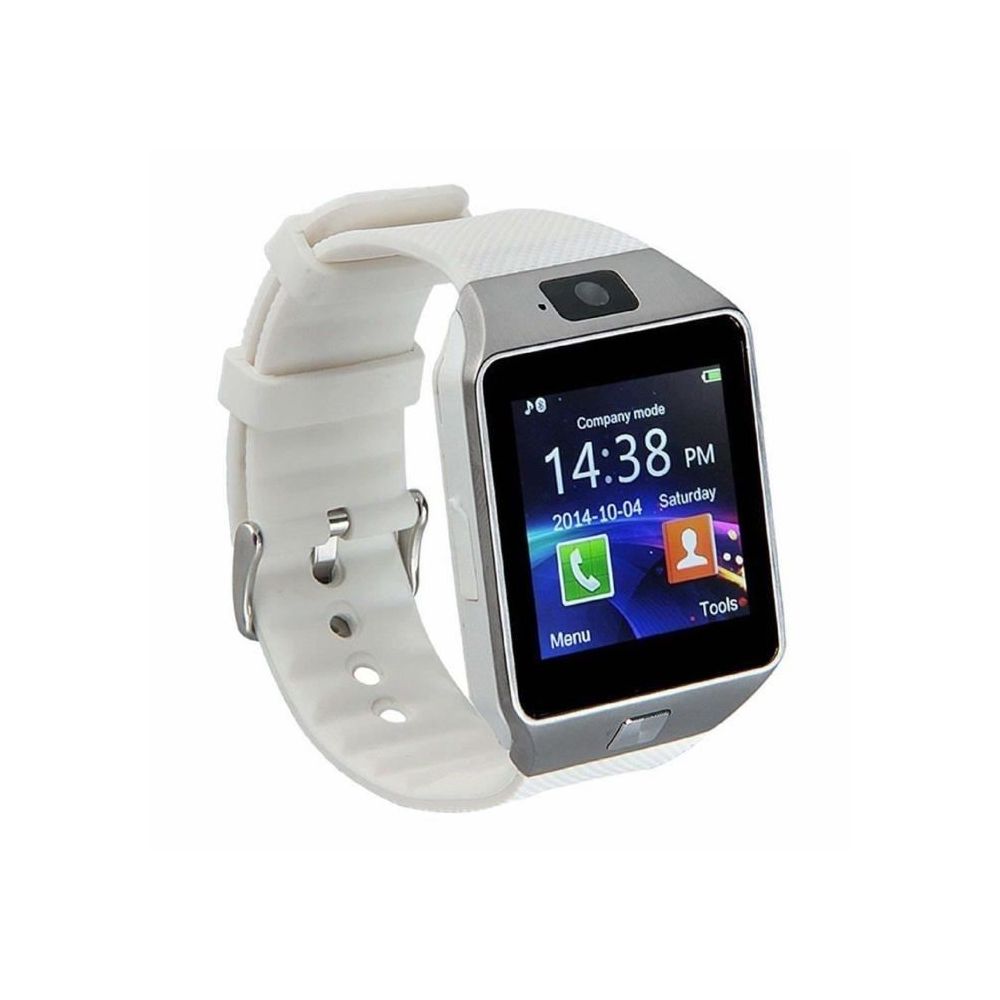 marque generique - DZ09 Bluetooth Smart Watch Soutien SIM TF Carte Podomètre Tracker Caméra Mouvement Sédentaire Rappel Calendrier Moniteur de Sommeil - Montre connectée