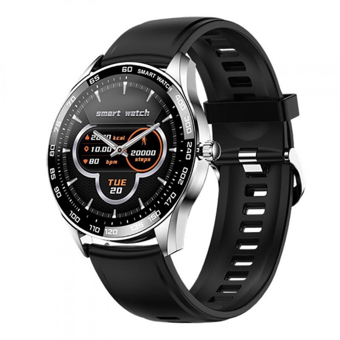 Chronotech Montres - Chronus Smartwatches Men Fitness Watch 1.32 Inch 8 Exercise Modes Fitness Tracker(silver) - Montre connectée