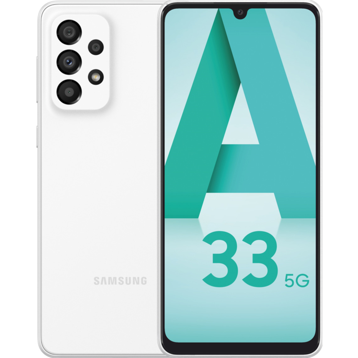 Samsung - Galaxy A33 - 128 Go - Blanc - Smartphone Android