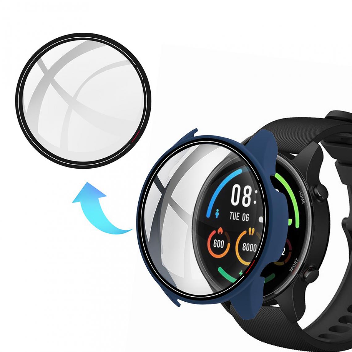 Other - Coque en TPU bleu pour votre Xiaomi Mi Watch Color - Accessoires bracelet connecté