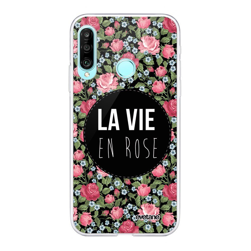Evetane - Coque Huawei P30 Lite 360 intégrale transparente La Vie en Rose Ecriture Tendance Design Evetane. - Coque, étui smartphone