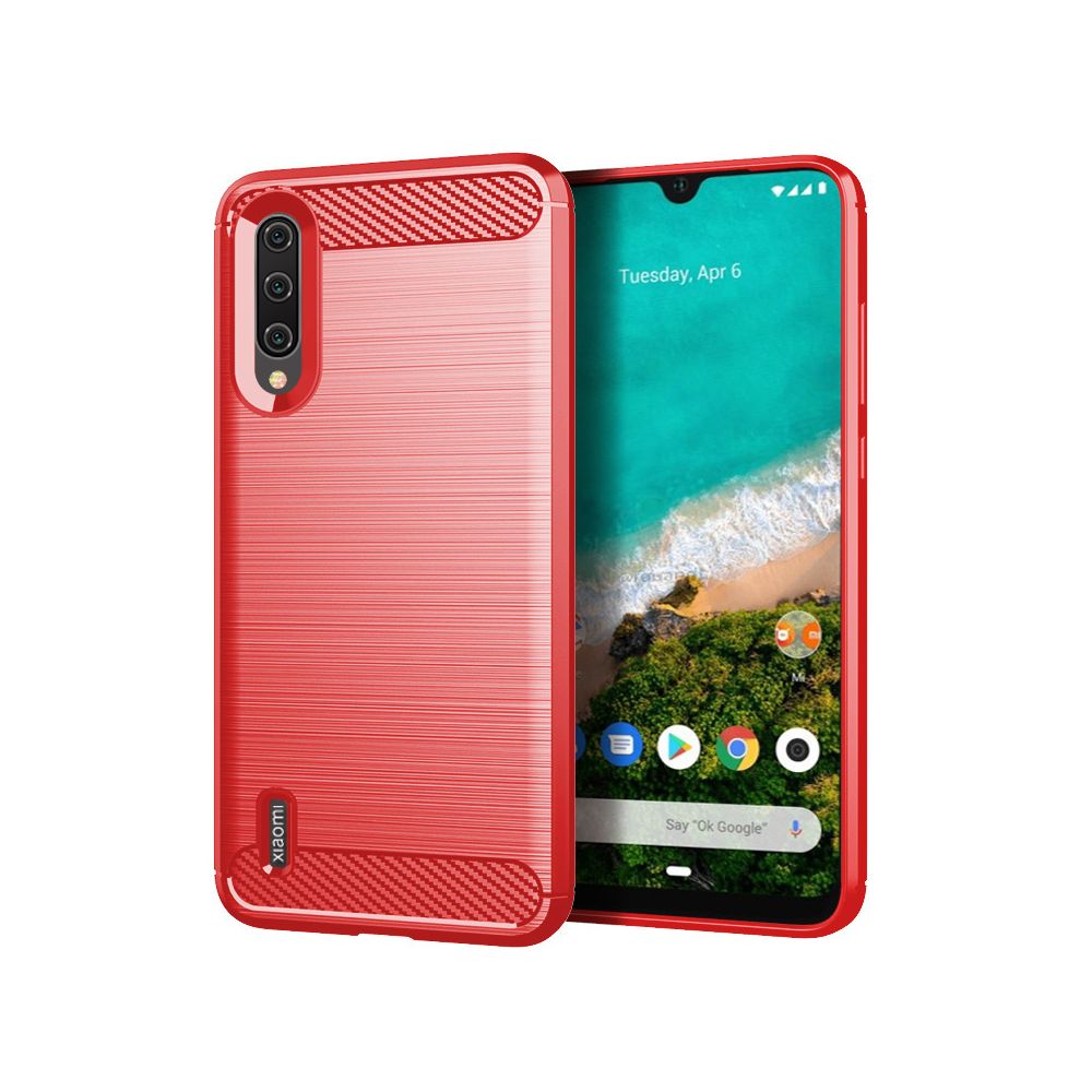 marque generique - Etui Coque de protection durable souple pour Xiaomi Mi A3 Lite - Rouge - Autres accessoires smartphone