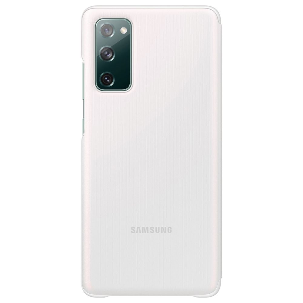 Samsung - Etui EF-ZG780CW Clear View Cover White G S20FE - Coque, étui smartphone