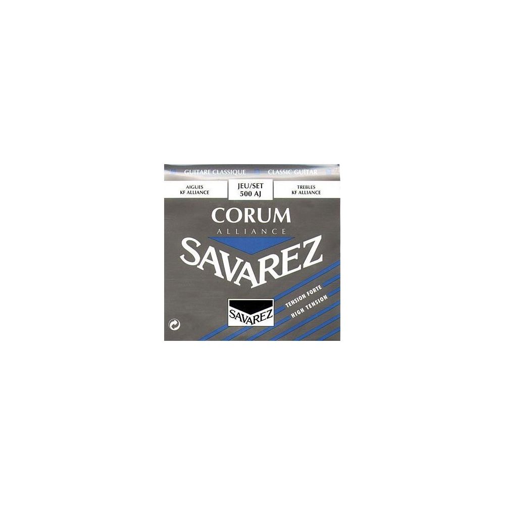 Savarez - Savarez 500AJ Corum Alliance bleu Tirant fort - Jeu de cordes guitare classique - Accessoires instruments à cordes