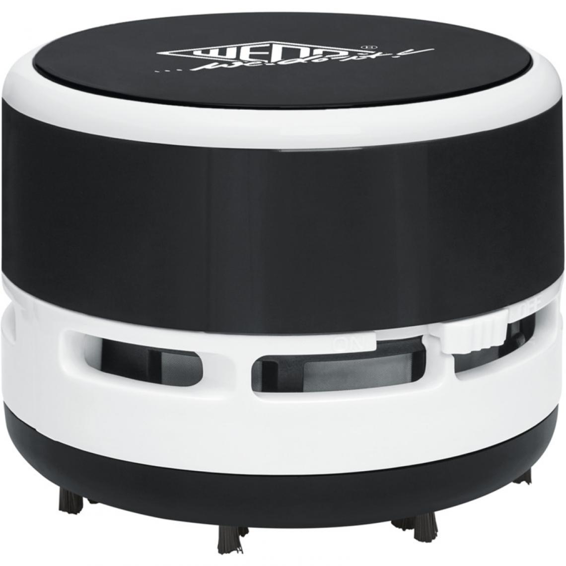 Wedo - WEDO Aspirateur de table, plastique noir/blanc () - Aspirateur robot