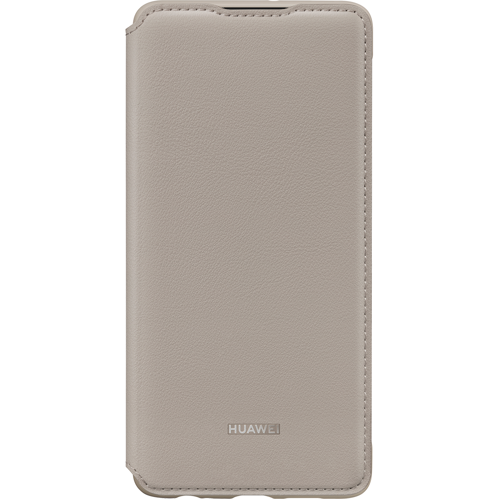 Huawei - Etui Folio P30 - Taupe - Coque, étui smartphone