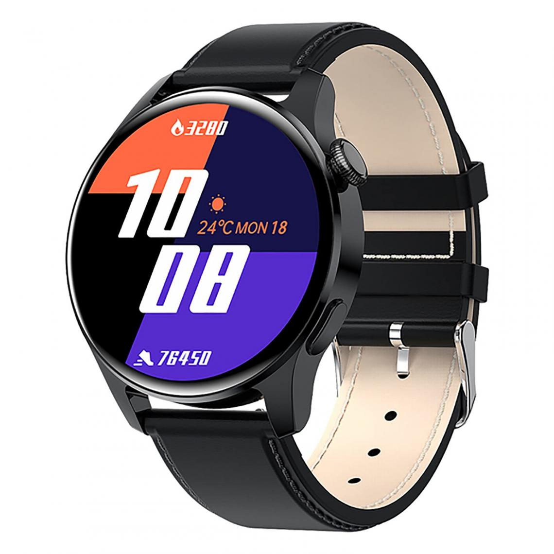 Chronotech Montres - Chronus I29 Smart Watch Bluetooth Call Music Player With Blood Pressure And Blood Oxygen Heart Rate Monitor Activity Tracker Waterproof Sports Watch(black) - Montre connectée