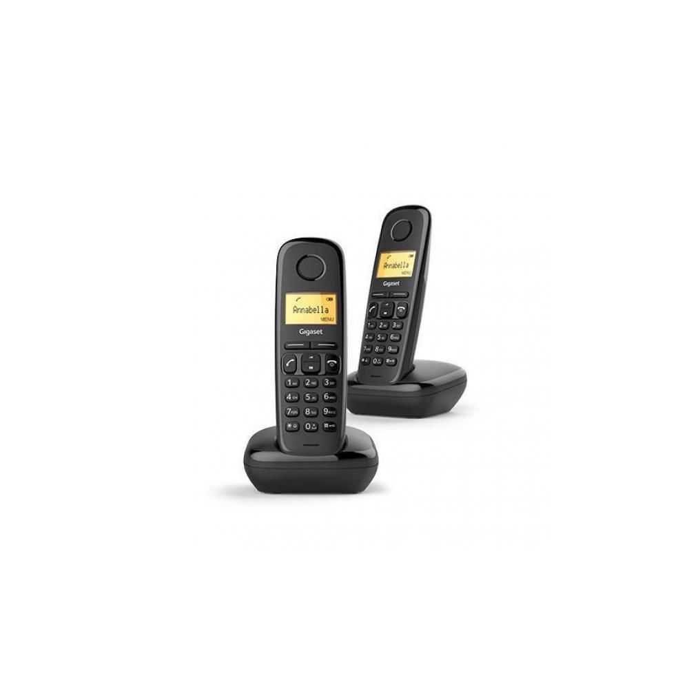 Gigaset - Gigaset A270 Duo Negro - Téléphone fixe-répondeur