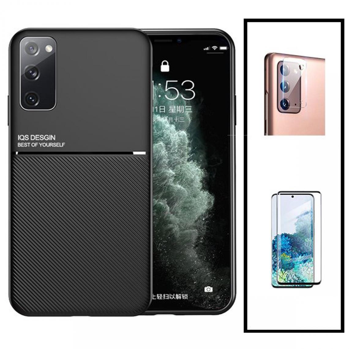Phonecare - Kit Coque Magnetic Lux + 5D Full Cover + Film de Caméra Arrière - Samsung Galaxy S20+ - Coque, étui smartphone