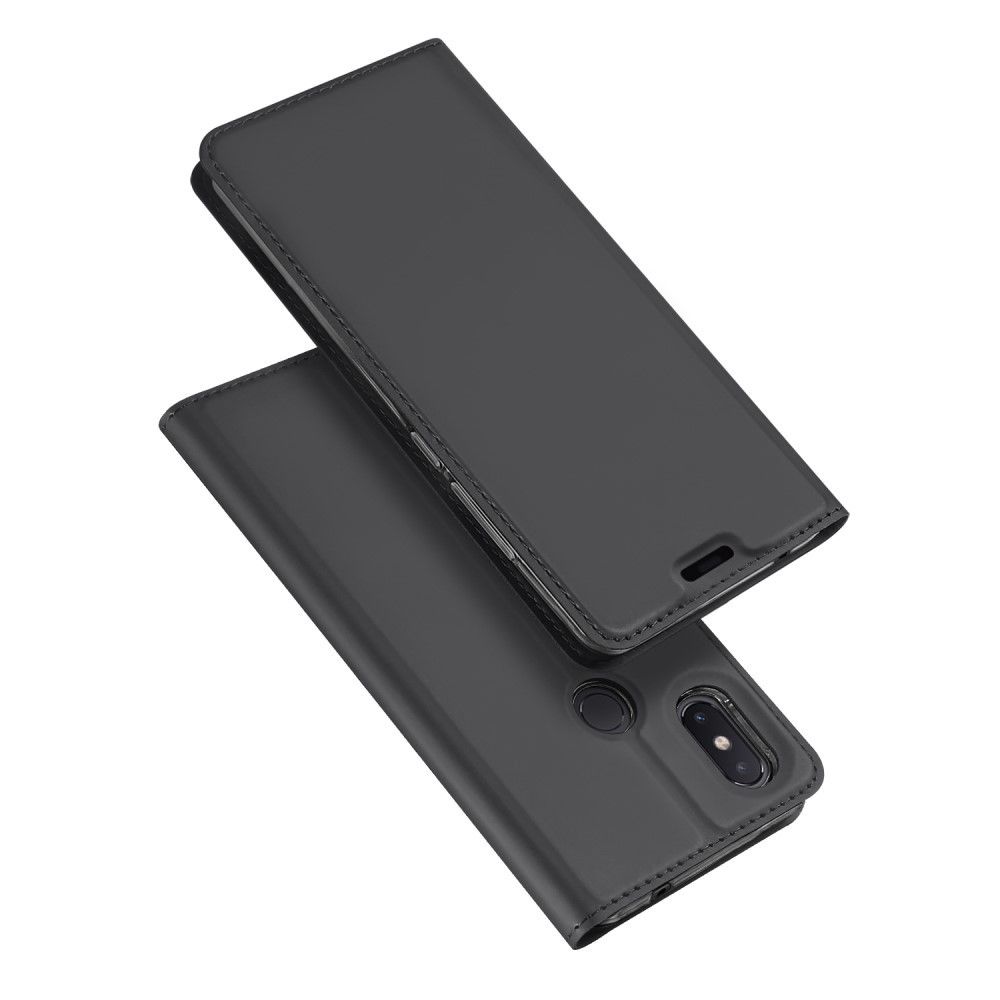 marque generique - Etui en PU gris pour votre Xiaomi Mi 8 SE - Autres accessoires smartphone